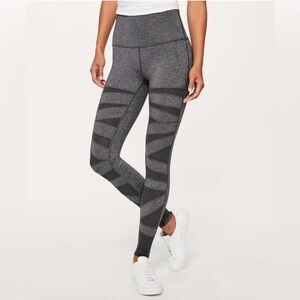 Lululemon Wunder Under Hi-Rise Tech Mesh Leggings